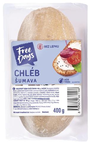 FreeDays Chléb Šumava, 400 g