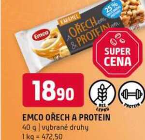 Emco ořech a protein 40 g vybrané druhy