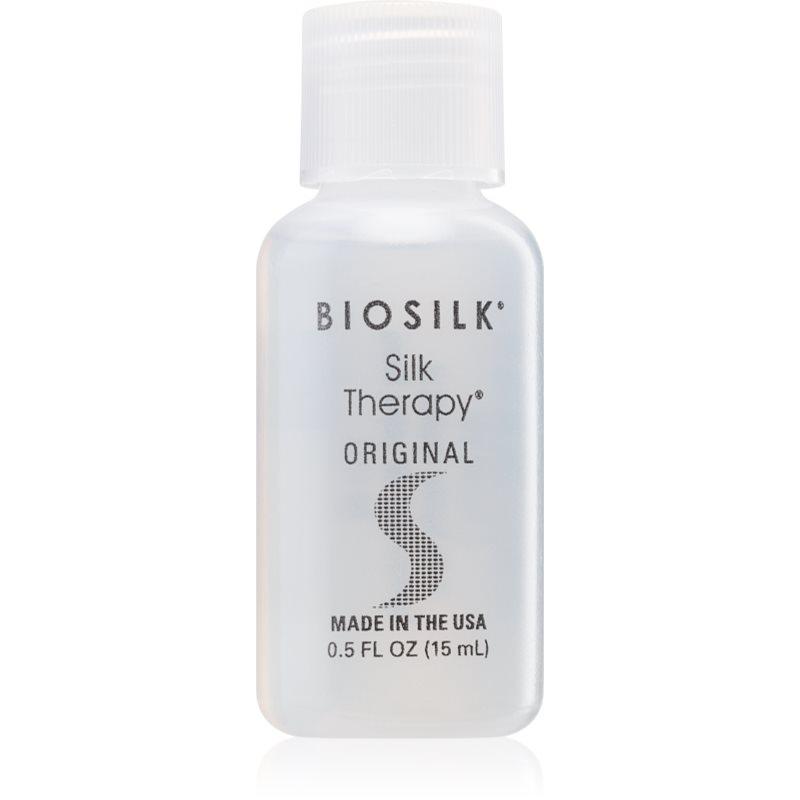 Biosilk Silk Therapy Original hedvábná regenerační péče pro všechny typy vlasů 15 ml
