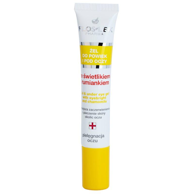 FlosLek Pharma Eye Care gel na oční okolí se světlíkem a heřmánkem 15 ml