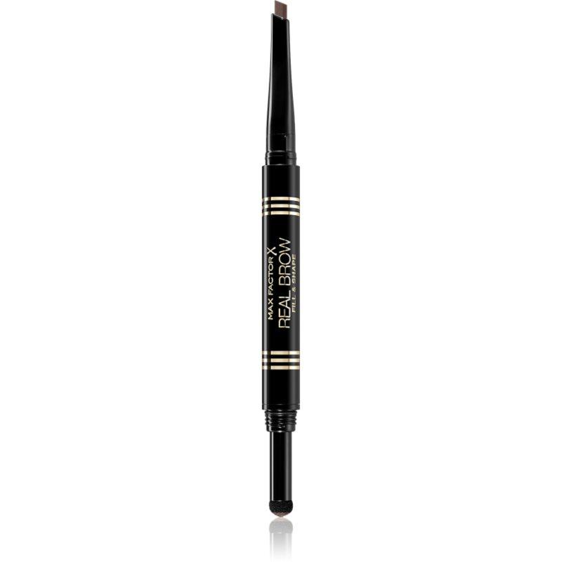Max Factor Real Brow Fill & Shape tužka na obočí odstín 02 Soft Brown 0.6 g