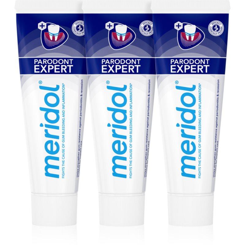Meridol Parodont Expert zubní pasta proti krvácení dásní a parodontóze 3x75 ml