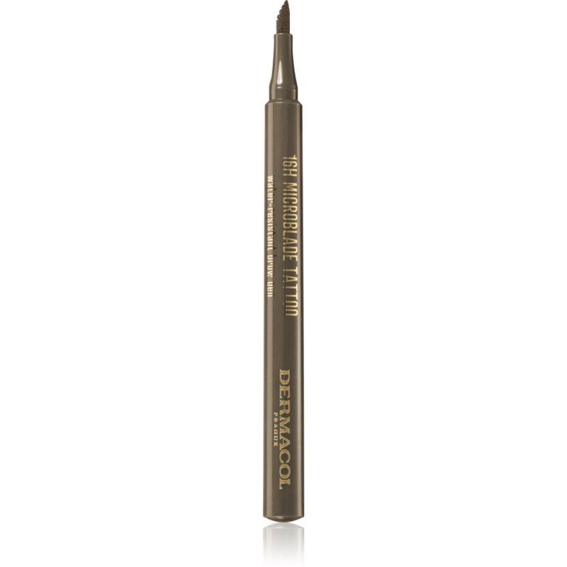 Dermacol 16H Microblade Tattoo voděodolný fix na obočí odstín 03 1 ml