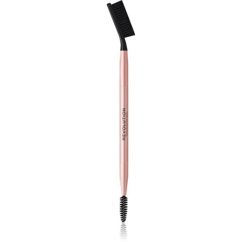 Makeup Revolution Create oboustranný štětec na obočí I. typ R13 1 ks