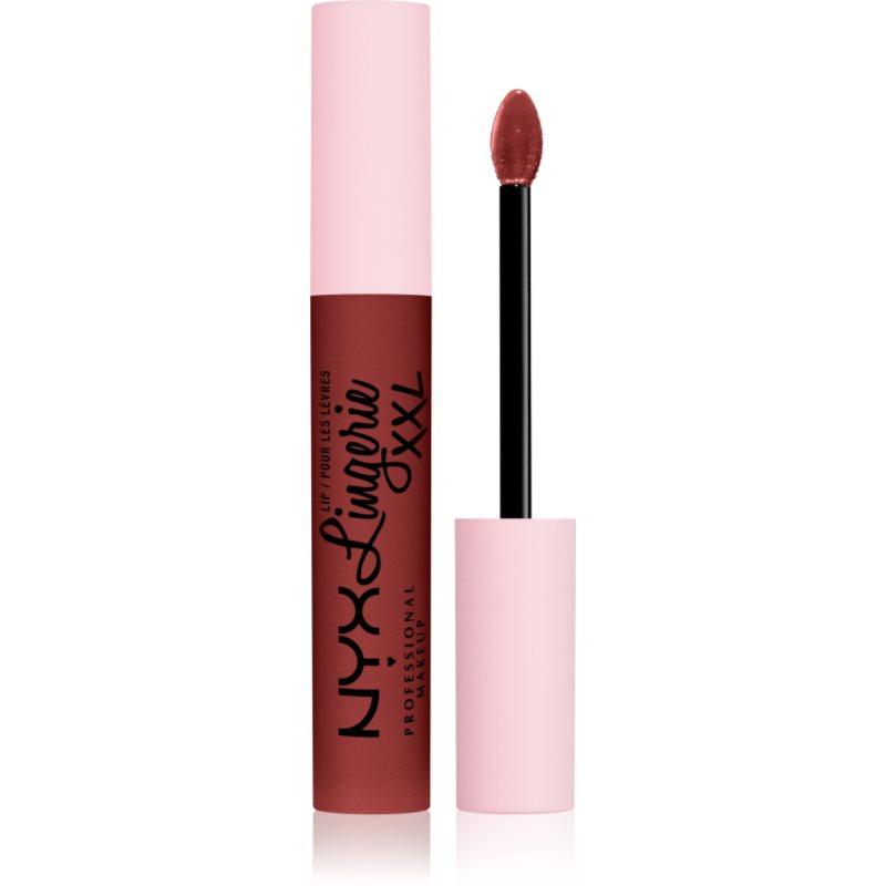 NYX Professional Makeup Lip Lingerie XXL tekutá rtěnka s matným finišem odstín 08 - Straps off 4 ml