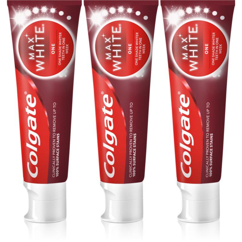 Colgate Max White One bělicí zubní pasta 3x75 ml