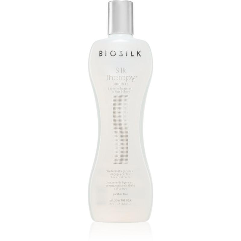 Biosilk Silk Therapy Original hedvábná regenerační péče pro všechny typy vlasů 355 ml