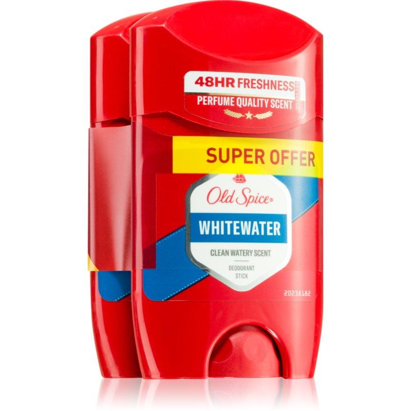 Old Spice Whitewater tuhý deodorant 2x50 ml