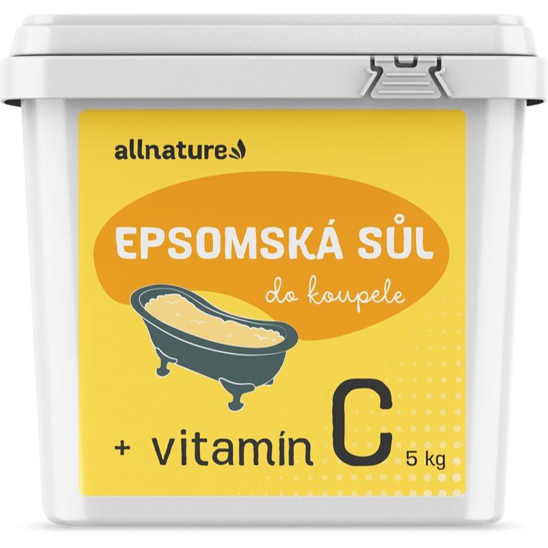 Allnature Epsomská sůl + vitamín C sůl do koupele s vitaminem C 5000 g