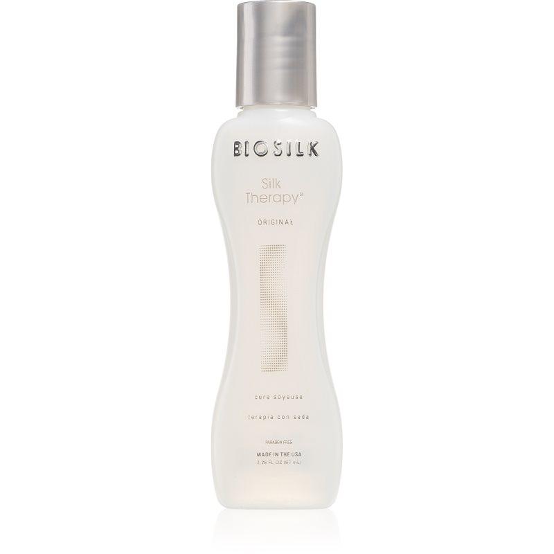 Biosilk Silk Therapy Original hedvábná regenerační péče pro všechny typy vlasů 67 ml