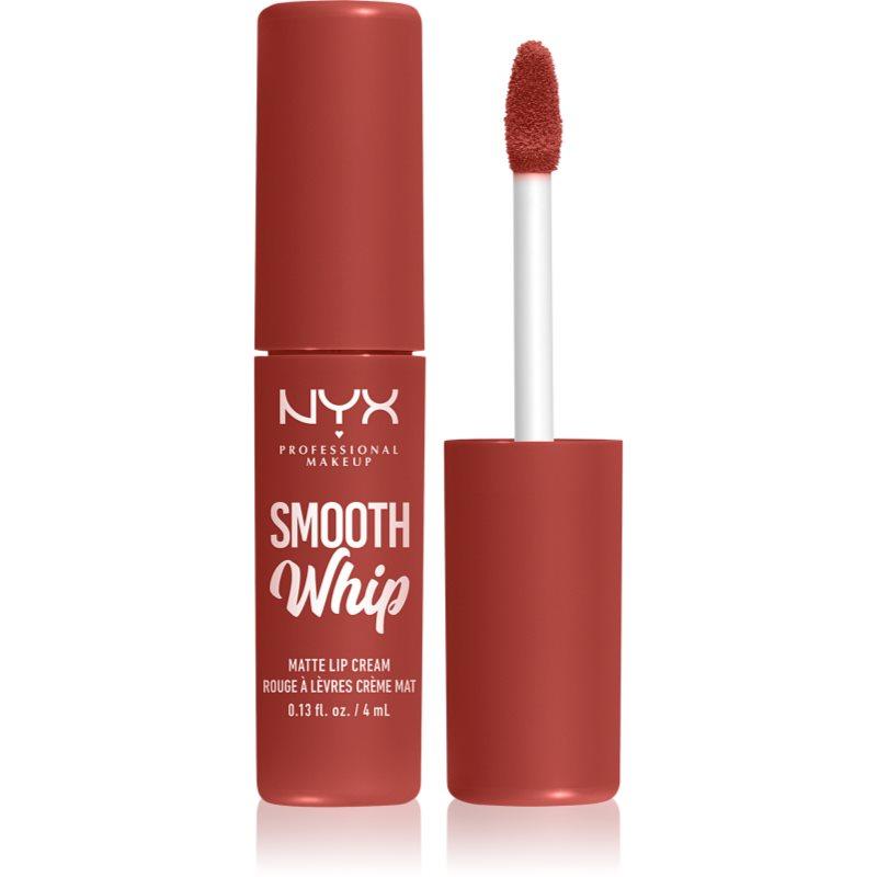NYX Professional Makeup Smooth Whip Matte Lip Cream sametová rtěnka s vyhlazujícím efektem odstín 03 Latte Foam 4 ml
