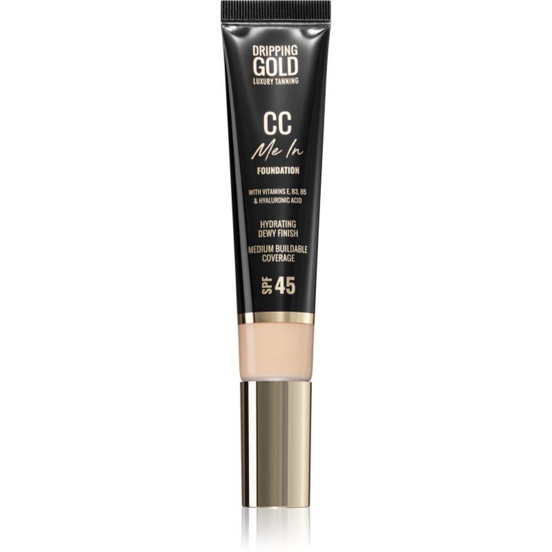 Dripping Gold CC Me In lehký make-up SPF 45 odstín 02 Fair 32 ml