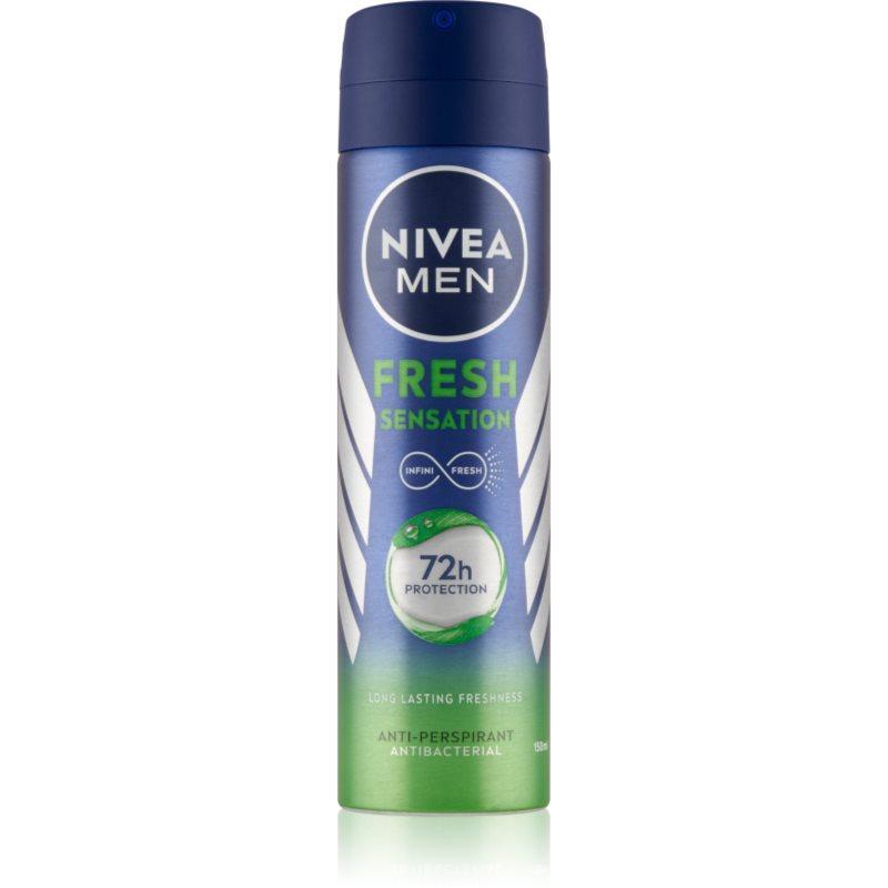 NIVEA MEN Fresh Sensation antiperspirant ve spreji 72h pro muže 150 ml