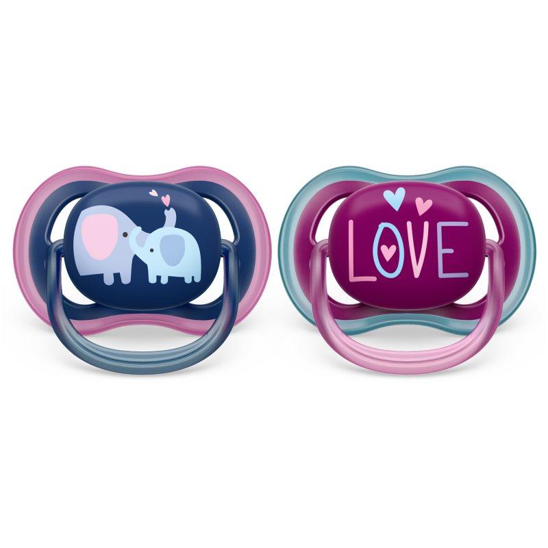 Philips Avent Ultra Air SCF349/22 18m+ dudlík Elephant 2 ks