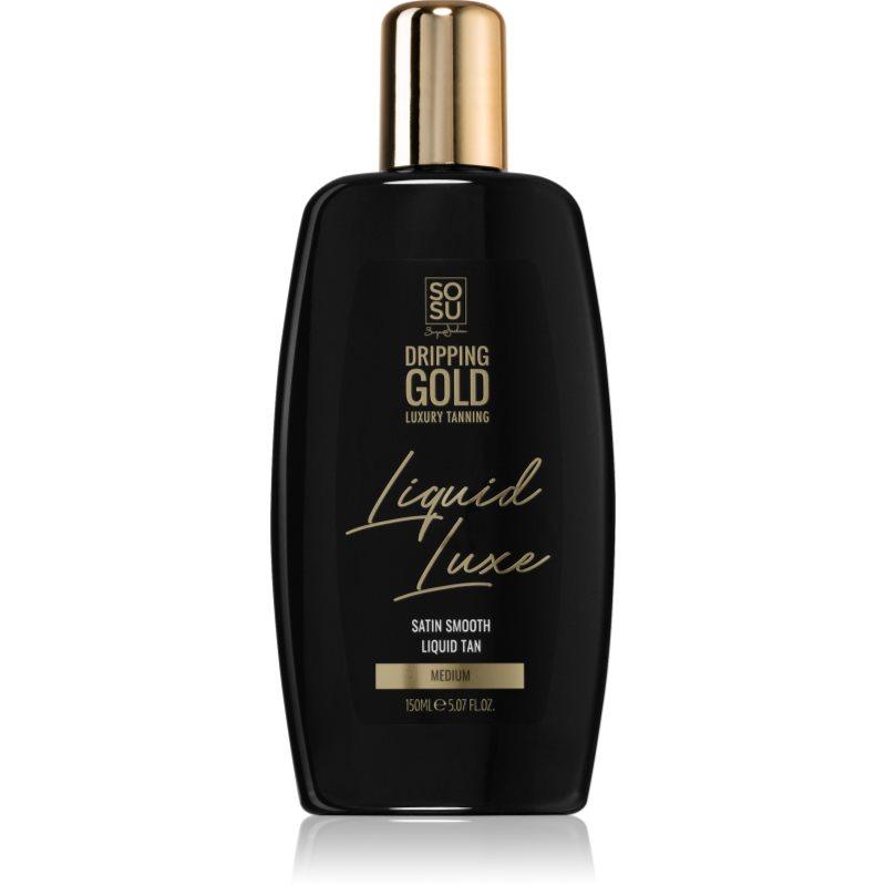 Dripping Gold Luxury Tanning Liquid Luxe samoopalovací voda na tělo Medium 150 ml