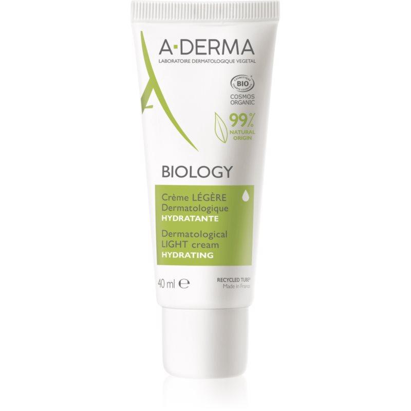 A-Derma Biology lehký hydratační krém pro normální až smíšenou pleť 40 ml