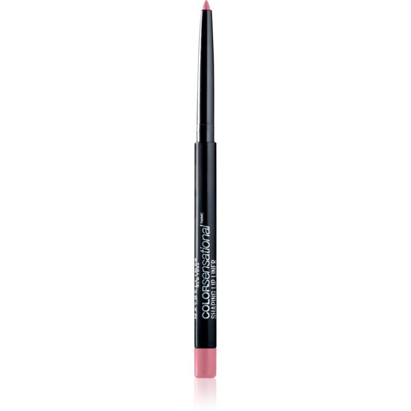 MAYBELLINE NEW YORK Color Sensational Shaping Lip Liner tužka na rty s ořezávátkem odstín 60 Palest Pink 1.2 g