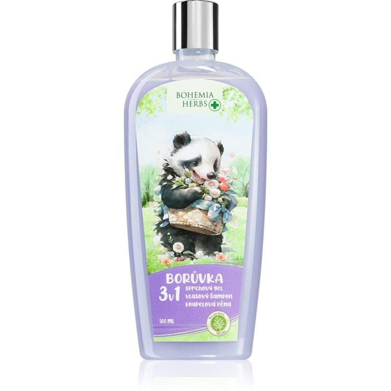 Bohemia Gifts & Cosmetics Bohemia Herbs Blueberry bublinková koupel a mycí gel pro děti 500 ml