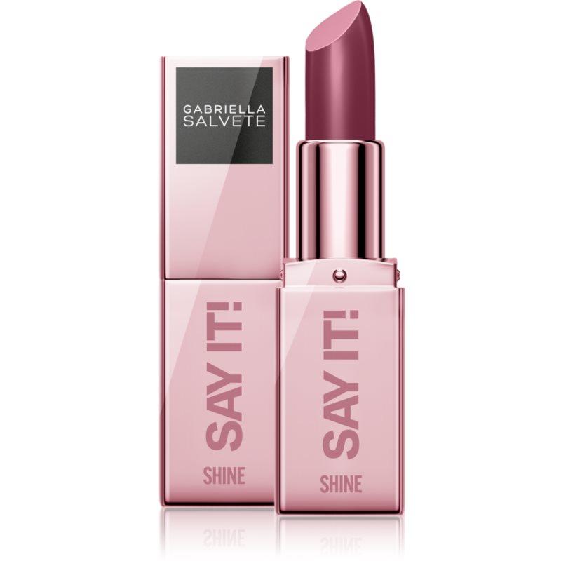 Gabriella Salvete Say It! And Shine! hydratační lesklá rtěnka odstín 03 3,5 g