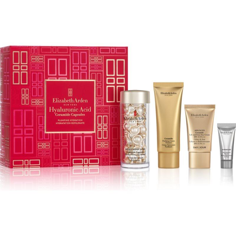 Elizabeth Arden Hyaluronic Acid Ceramide Capsules Hydra-Plumping Serum dárková sada pro ženy