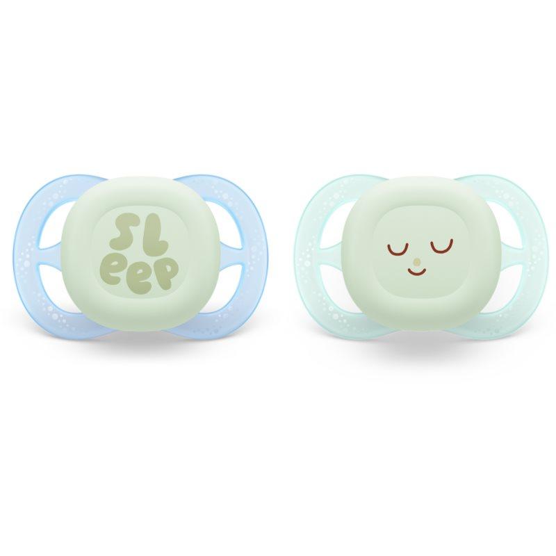 Philips Avent Ultrastart Night SCF075/08 0-2 m dudlík Boy 2 ks