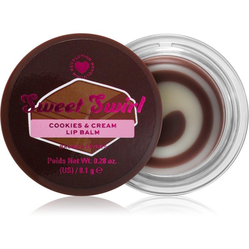 I Heart Revolution Sweet Swirl Lip Mask hydratační balzám na rty odstín Cookies and Cream 8.1 g