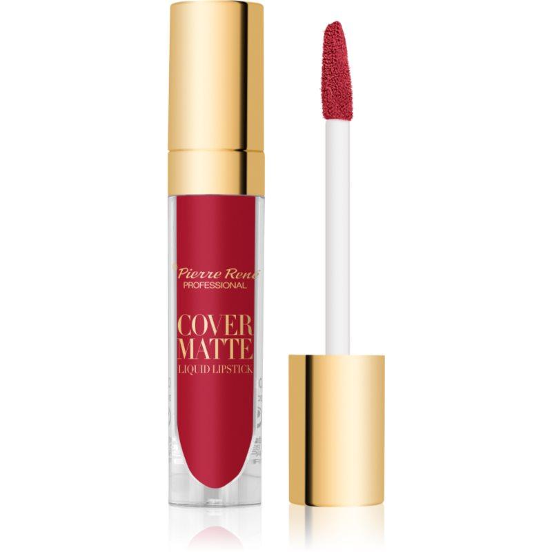 Pierre René Cover Matte matná tekutá rtěnka odstín 01 True Red 5 ml