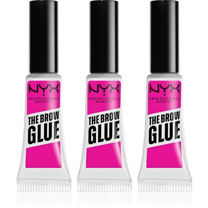 NYX Professional Makeup The Brow Glue gel na obočí 3x5 g