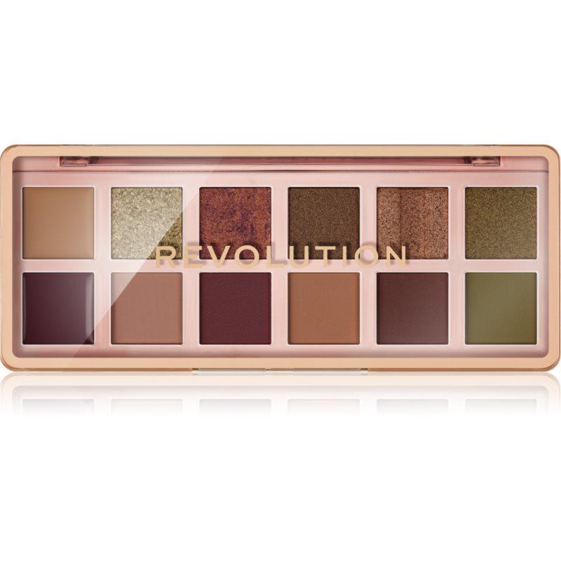 Makeup Revolution The Icon Palette paletka očních stínů odstín The Eternal Icon Green Palette 12x0.7 g