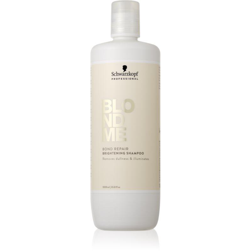 Schwarzkopf Professional Blondme Bond Repair Brightening Shampoo rozjasňující šampon pro blond vlasy 1000 ml