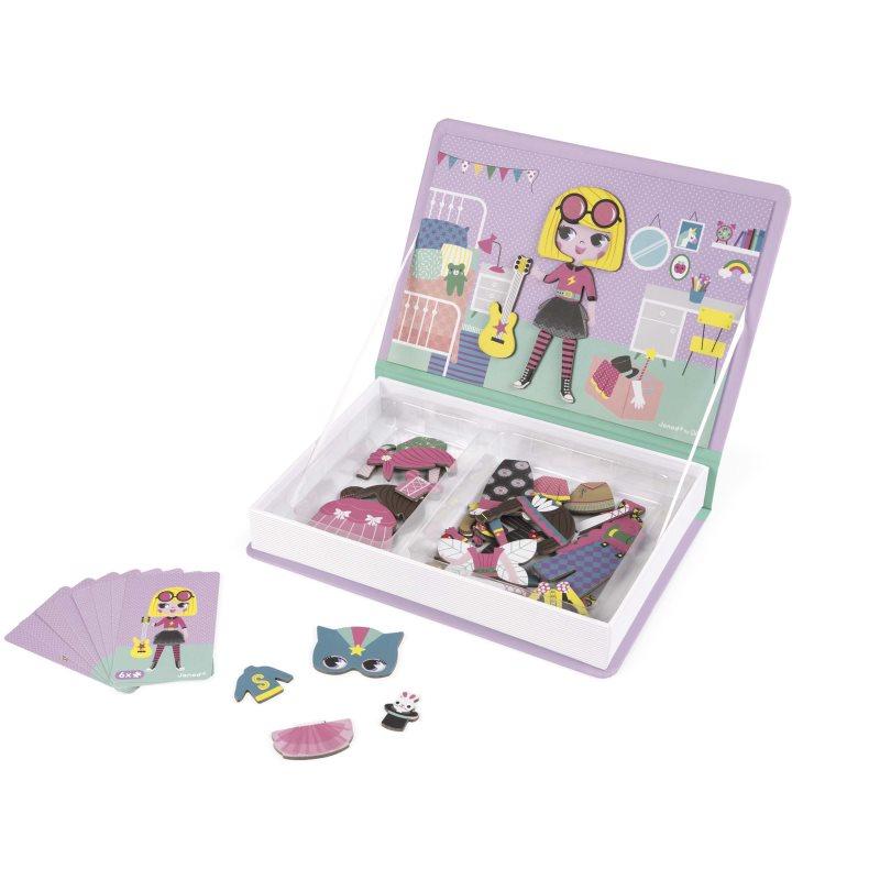 Janod Magnetibook Costumes magnetická deska 3 y+ 1 ks