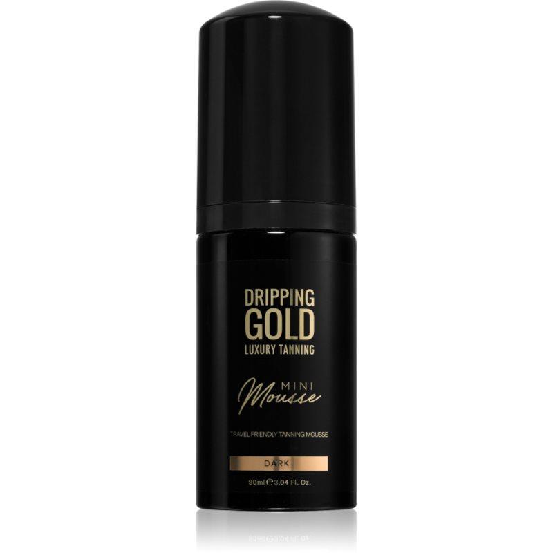 Dripping Gold Luxury Tanning Mini Mousse samoopalovací pěna na obličej a tělo odstín Dark 90