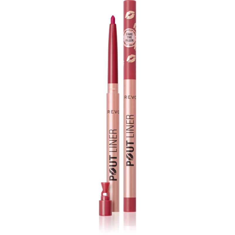 Makeup Revolution Pout Liner tužka na rty pro zvětšení objemu odstín Jelly Berry Mauve 0.2 g