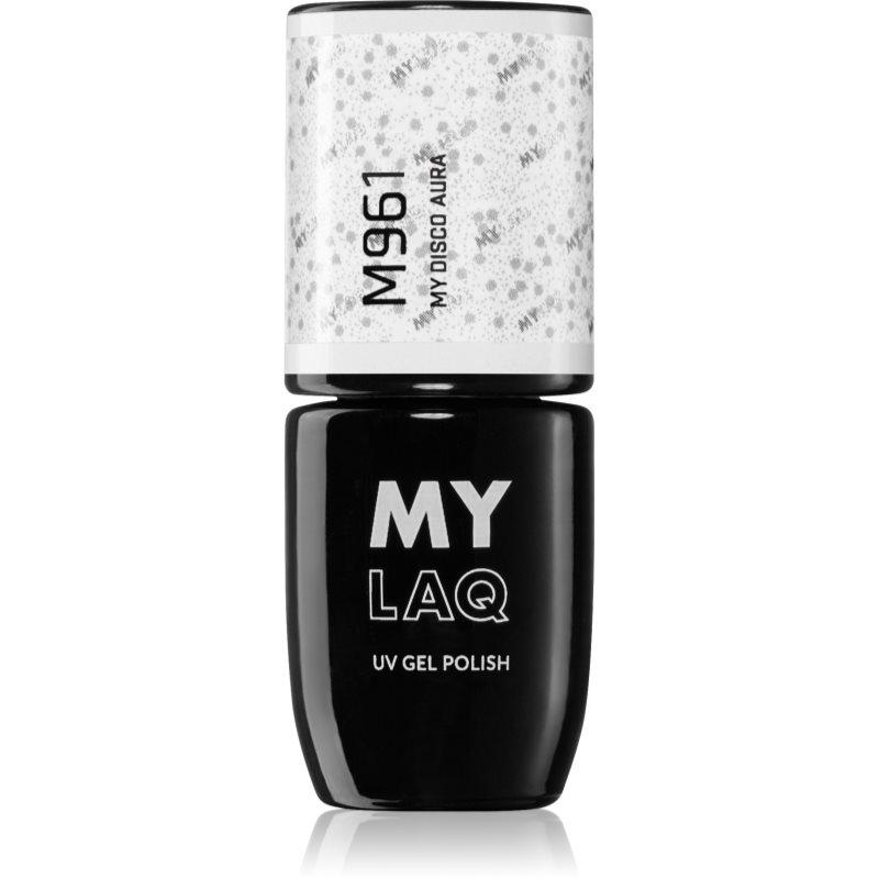 MYLAQ My Aura gelový lak na nehty odstín My Disco Aura 5 ml