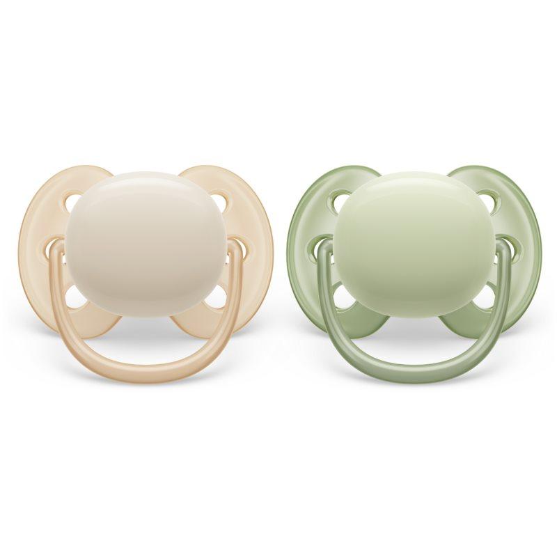 Philips Avent Ultrasoft SCF091/05 0-6 m dudlík Neutral Boy 2 ks