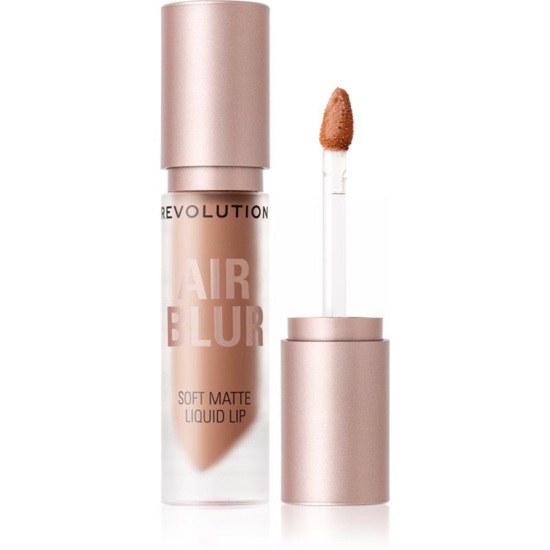 Makeup Revolution Air Blur Liquid Lipstick lehká tekutá matná rtěnka odstín Hazy 3.5 ml