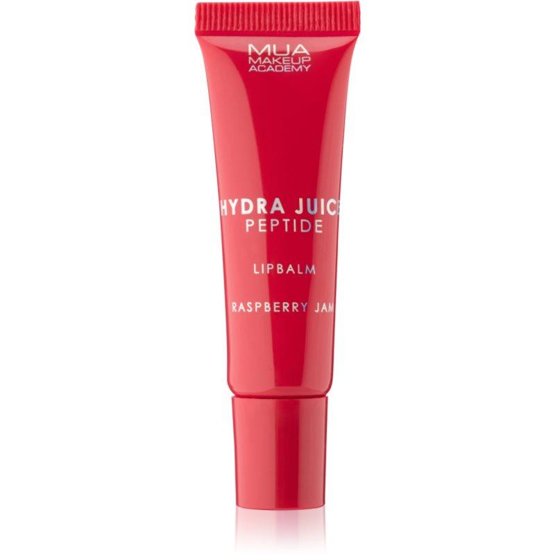 MUA Makeup Academy Hydra-Juice Peptide hydratační balzám na rty pro lesk vůně Raspberry Jam 10 ml