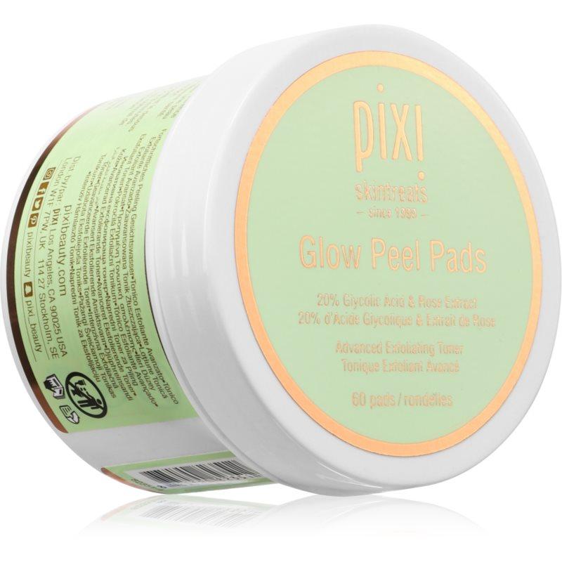 Pixi Glow Peel exfoliační polštářky pro rozjasnění a vyhlazení pleti 60 ks
