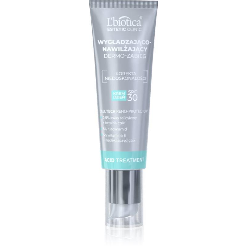 L’biotica Estetic Clinic Acid Treatment hydratační ochranný krém s vyhlazujícím efektem SPF 30 35 ml