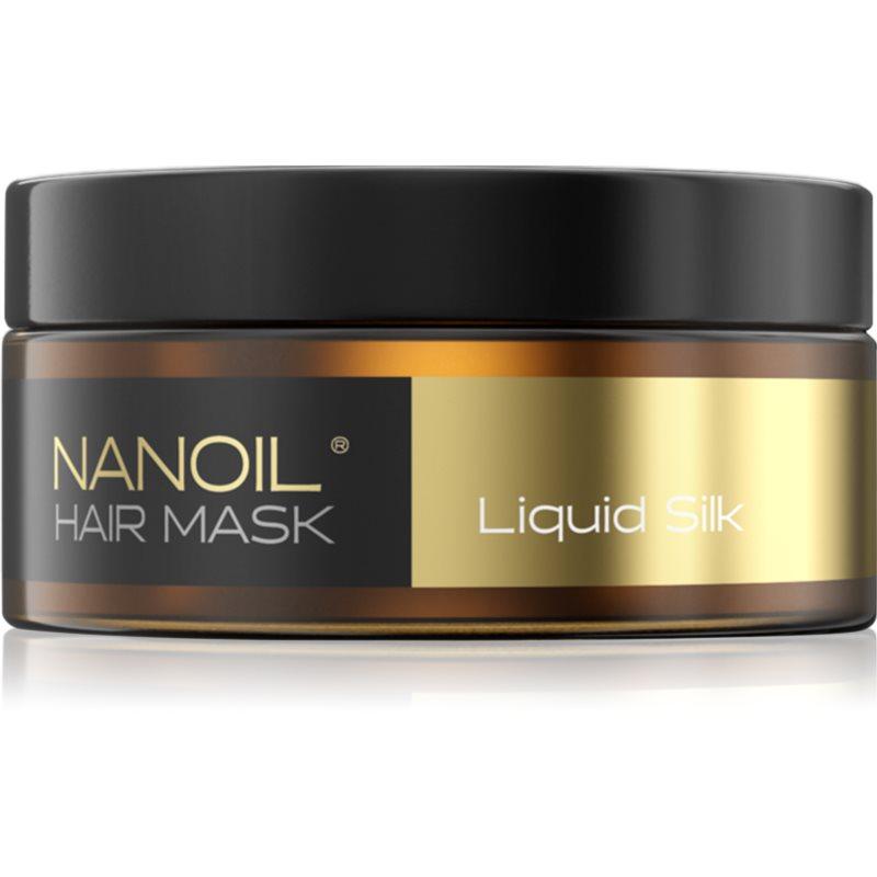 Nanoil Liquid Silk hedvábná regenerační péče na vlasy 300 ml