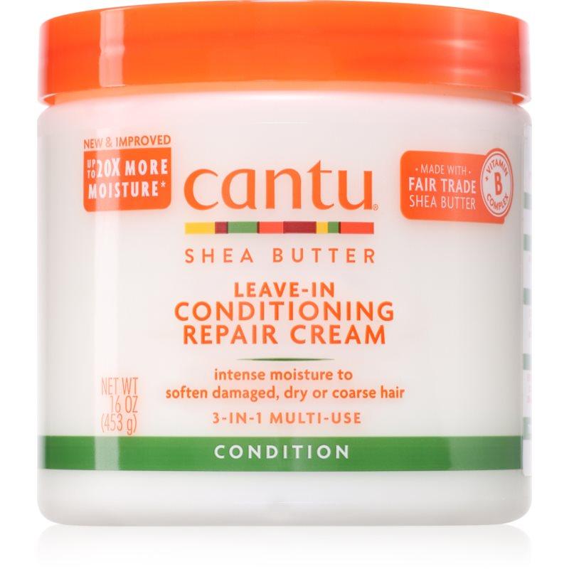 CANTU Shea Butter Leav-In Cond Cream bezoplachový kondicionér pro poškozené vlasy 453 g