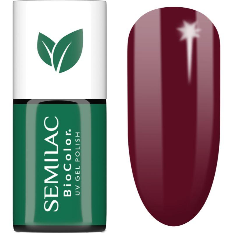 Semilac UV Hybrid BioColor gelový lak na nehty s použitím UV/LED lampy odstín 727 Violet Butterfly 7 ml