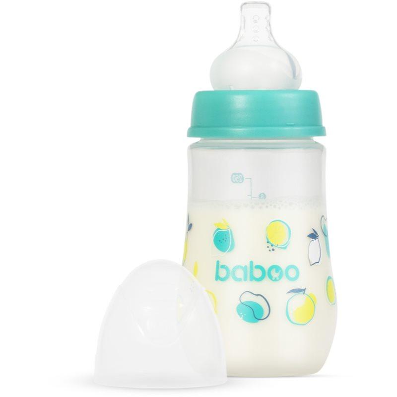 Baboo Anti-colic Feeding Bottle antikoliková lahev Lagoon Fiesta, 3 m+ 250 ml