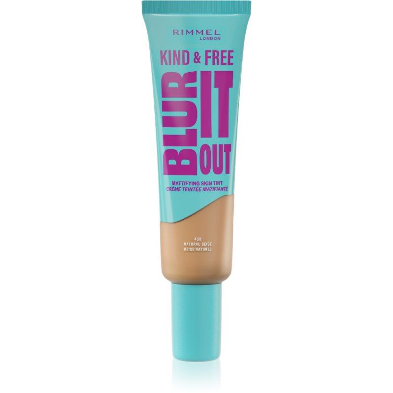 Rimmel Kind & Free Blur It Out lehký hydratační make-up SPF 20 odstín 400 Natural Beige 30 ml