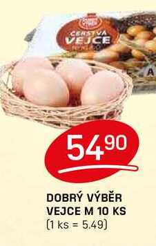 DOBRÝ VÝBĚR VEJCE M 10 KS