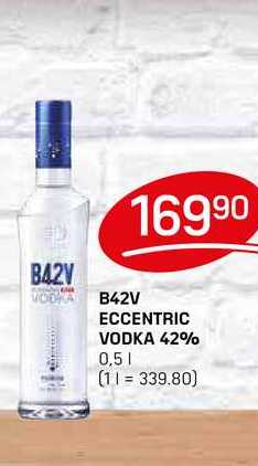 B42V ECCENTRIC VODKA 42% 0,5l