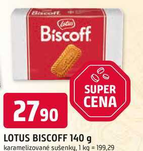 Lotus Biscoff Karamelizované sušenky 140g