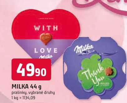 MILKA 44 g pralinky
