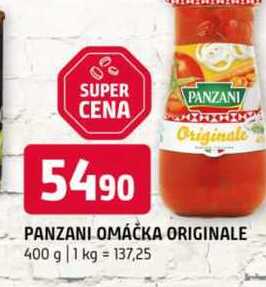 Panzani omáčka Originale 400g