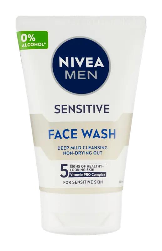 NIVEA Men Čisticí gel Sensitive, 100 ml